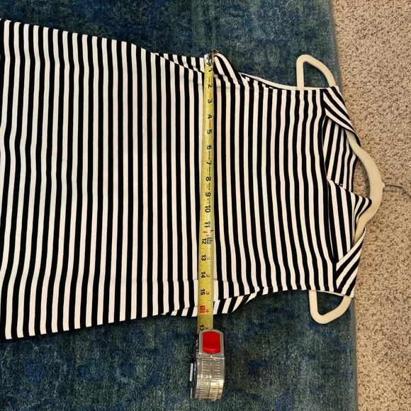 Kate Spade Broome Street Striped Sheath OfficeCore Dress Quiet Luxury Classic M - Picture 6 of 8